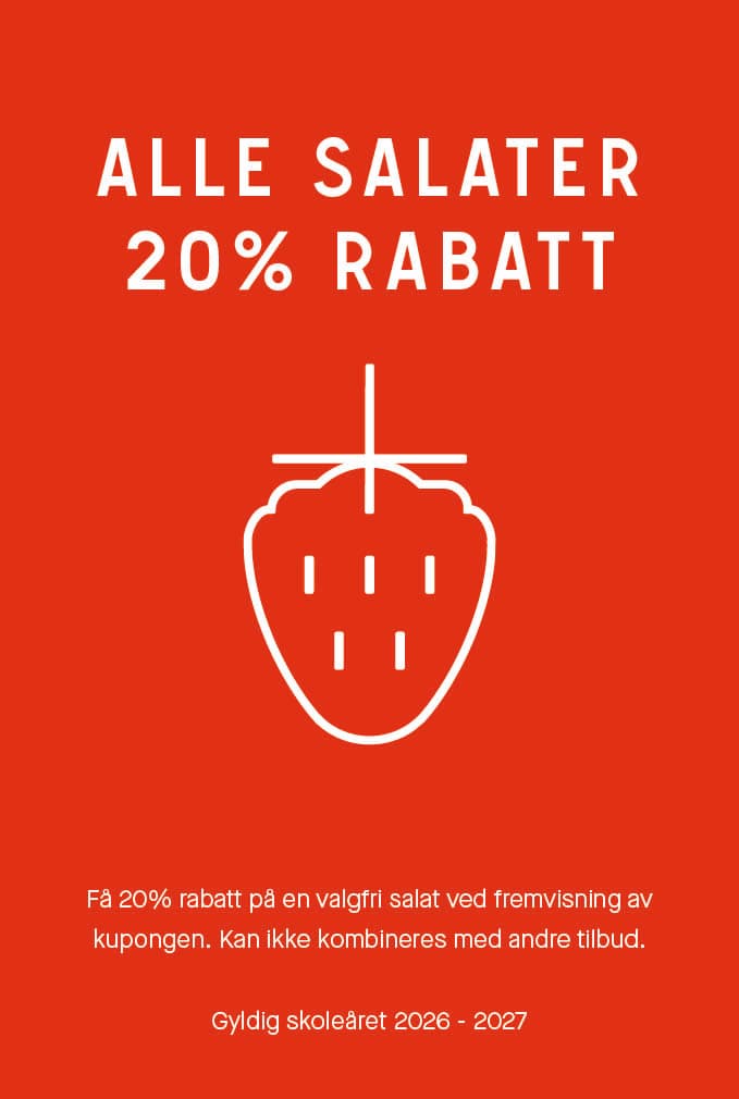 Jordbærpikene - 20% Salater